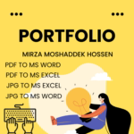 Yellow Illustrative Graphic Designer Portfolio Cover A4 Document.png