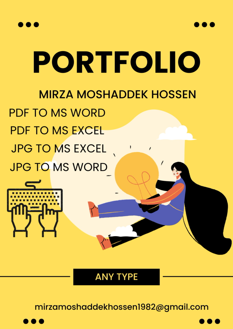 Yellow Illustrative Graphic Designer Portfolio Cover A4 Document.png