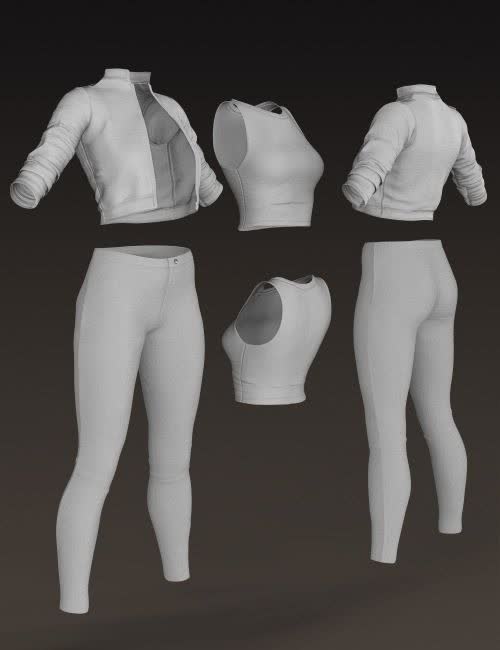 X-Fashion Spring Leather Outfit for Genesis 8 Female(s) _ 3d Models for Daz Studio and Poser.jpeg